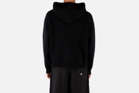 Double Face Wool And Blend Hoodie Zip Up